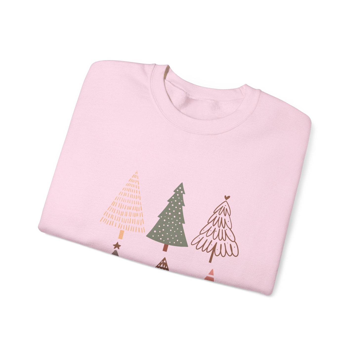 Ink and Charms Designs Sweatshirt Pastel color Christmas Unisex Sweatshirt