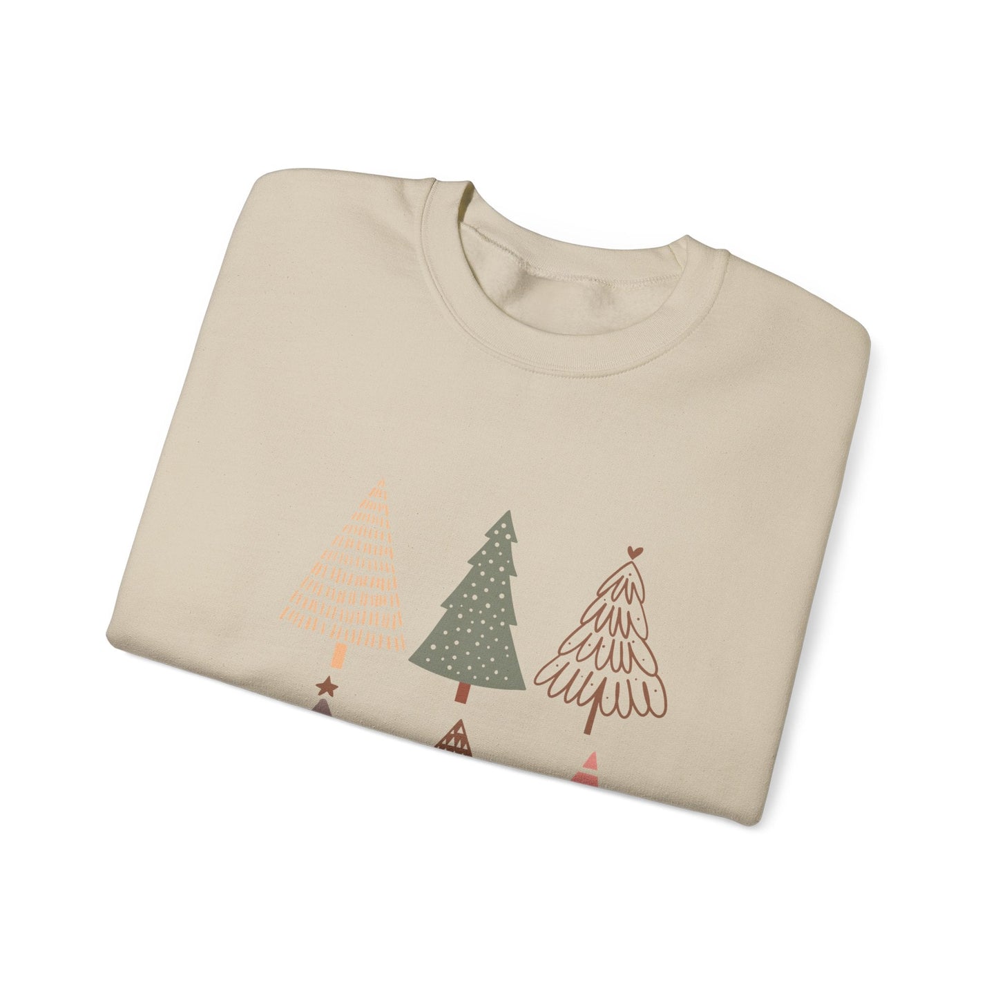 Ink and Charms Designs Sweatshirt Pastel color Christmas Unisex Sweatshirt