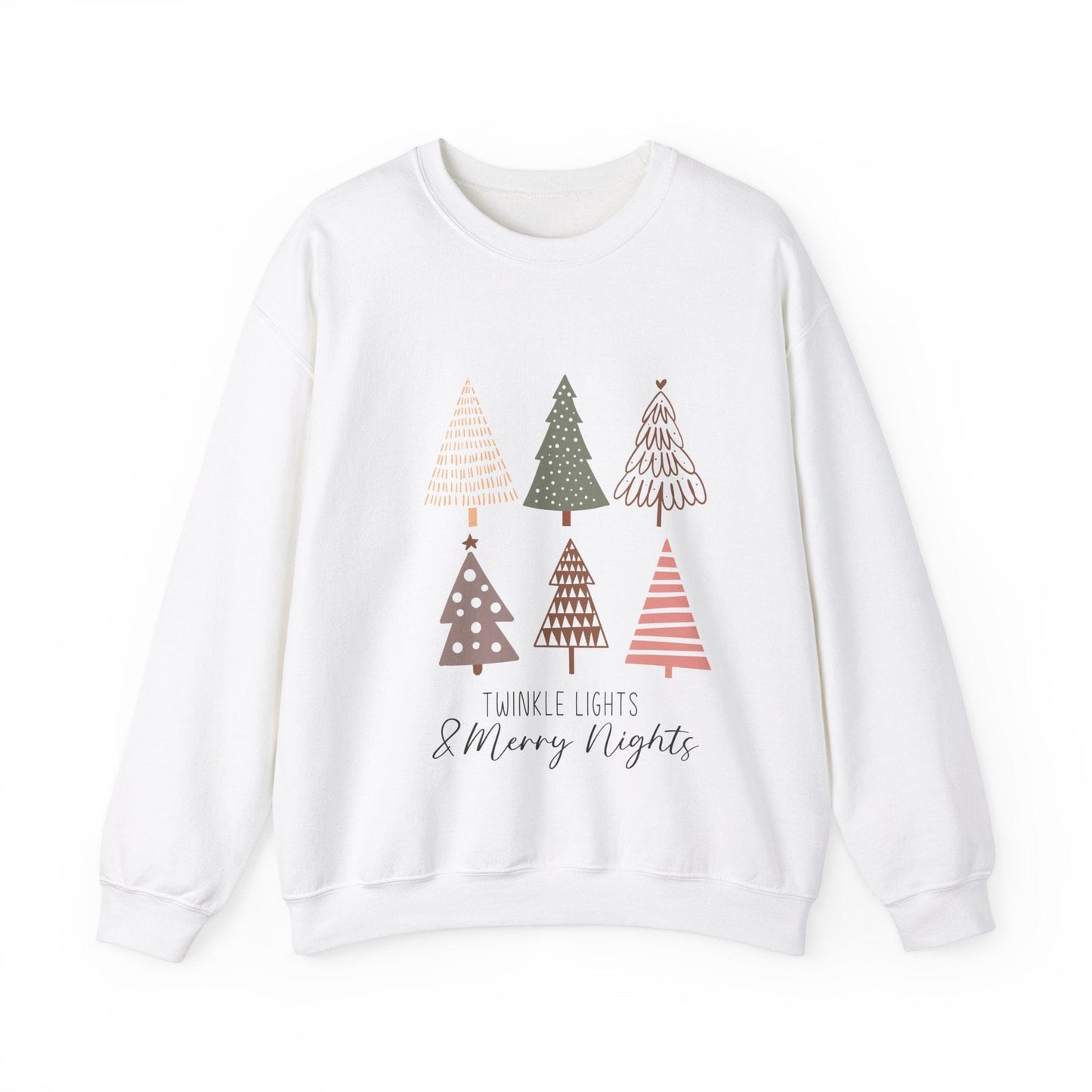 Ink and Charms Designs Sweatshirt Pastel color Christmas Unisex Sweatshirt