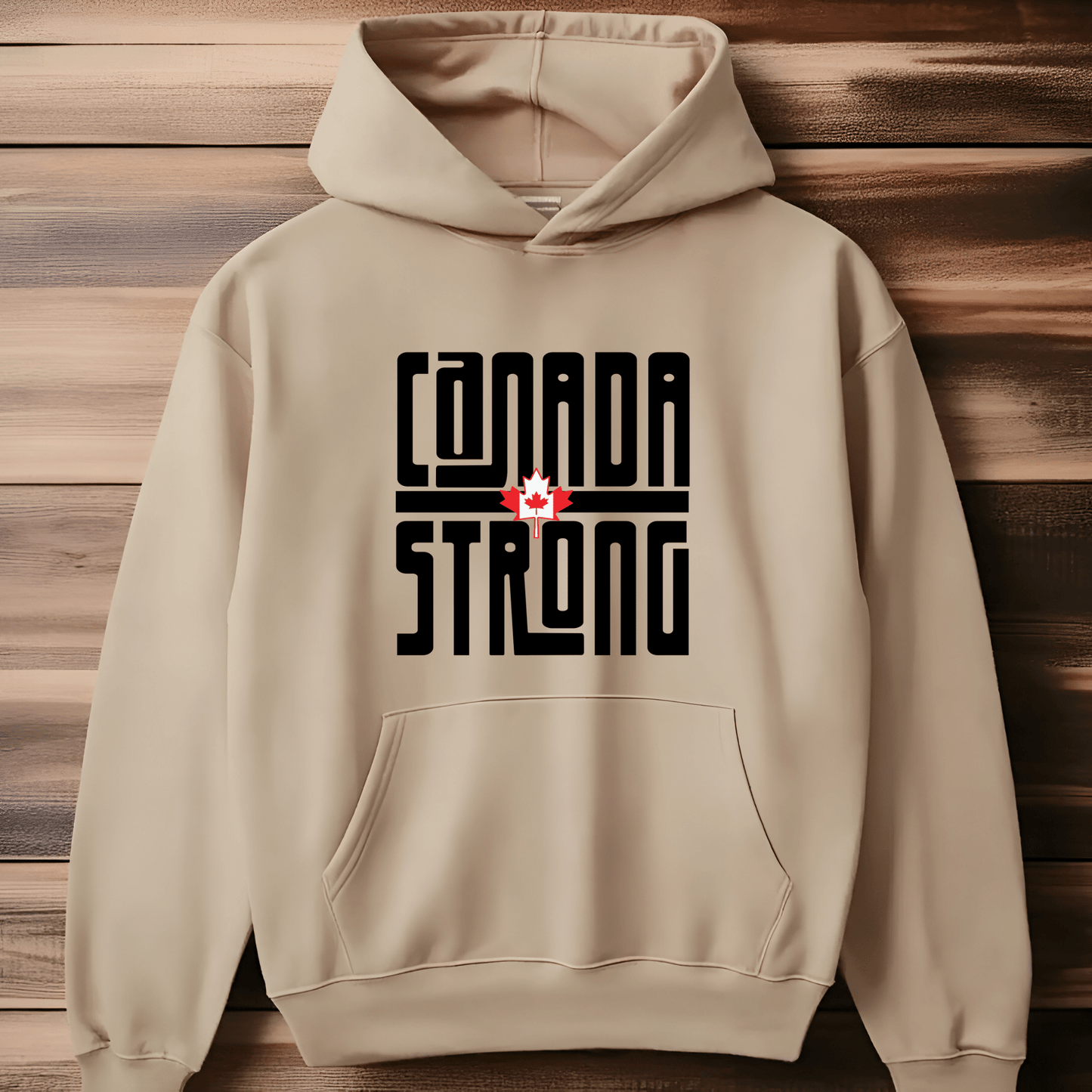 Ink and Charms Designs Sweatshirt Proudly Canadian Collection: CANADA STRONG - Wear Your Unwavering Support!
