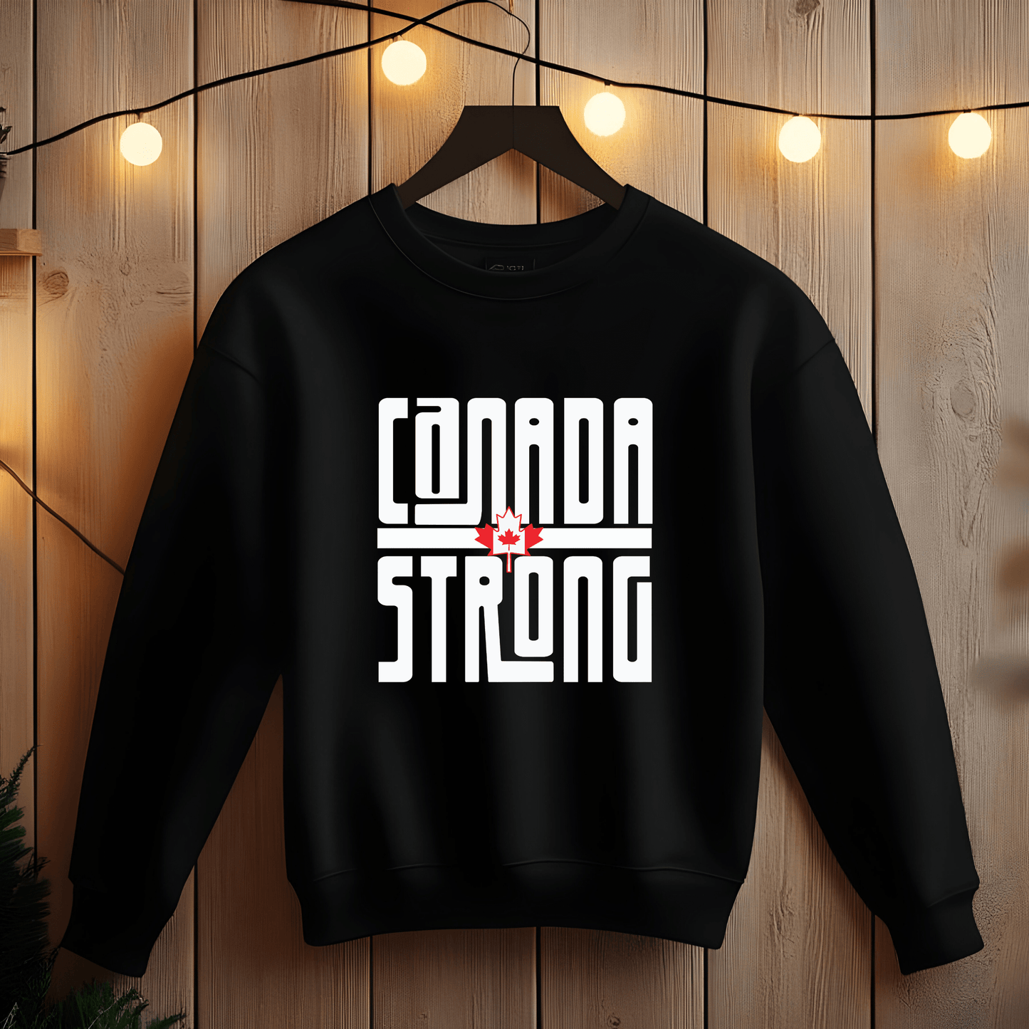 Ink and Charms Designs Sweatshirt Proudly Canadian Collection: CANADA STRONG - Wear Your Unwavering Support!