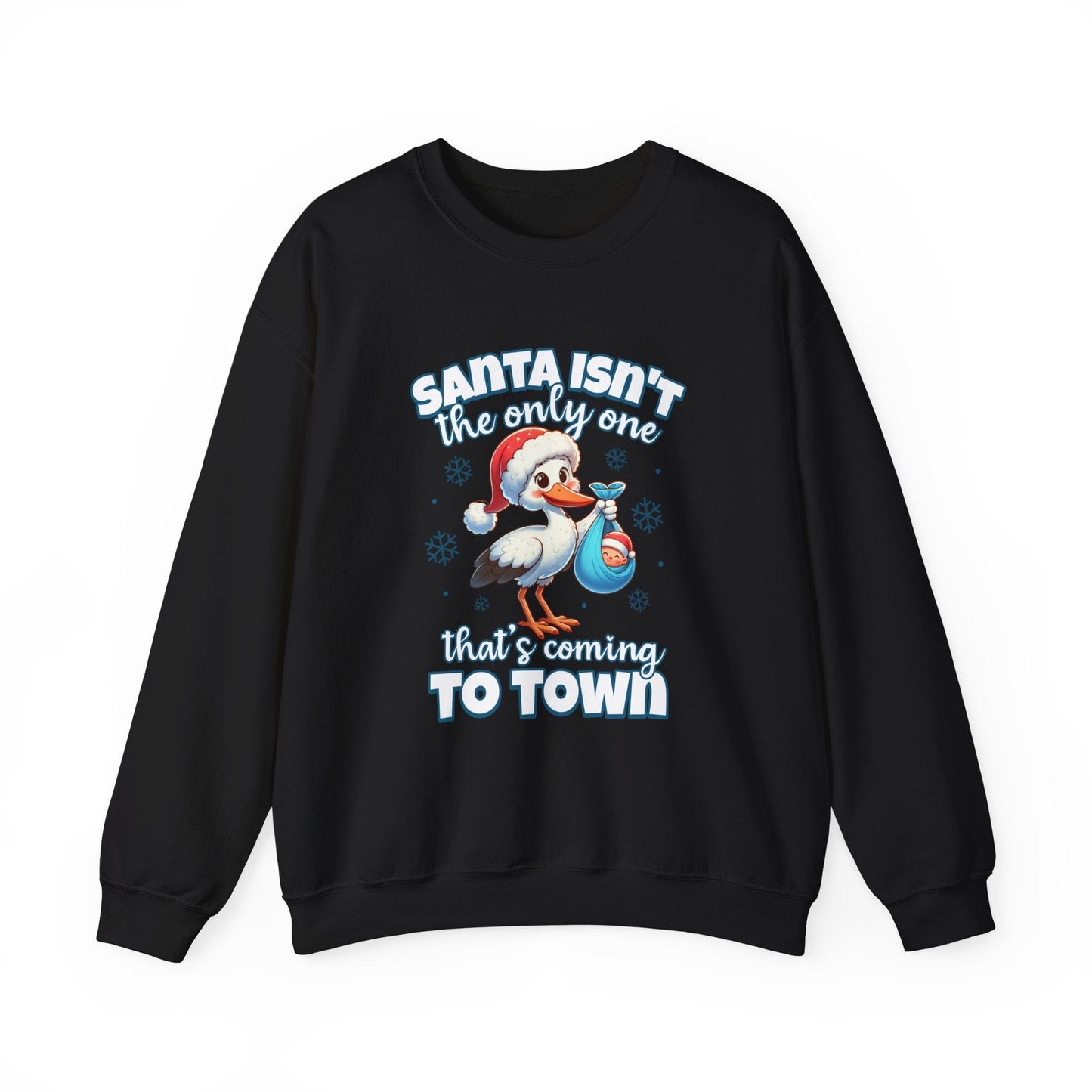 Ink and Charms Designs Sweatshirt S / Black Heavy Blend™ Crewneck Sweatshirt Mom to Be Funny Christmas Pregnancy Announcement