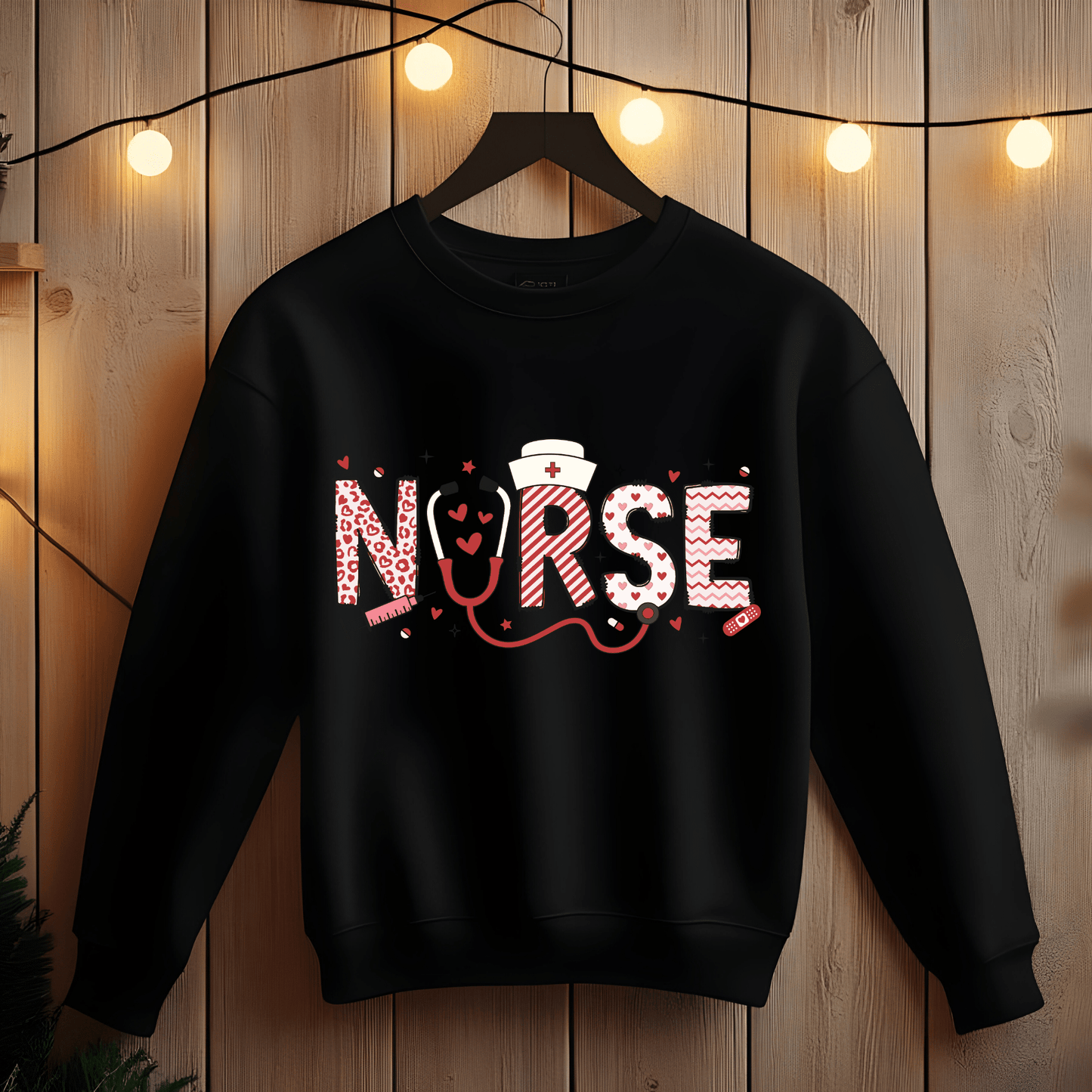 Ink and Charms Designs Sweatshirt S / Black Medical Team Unisex Sweatshirt - Shine Bright Call Light Design