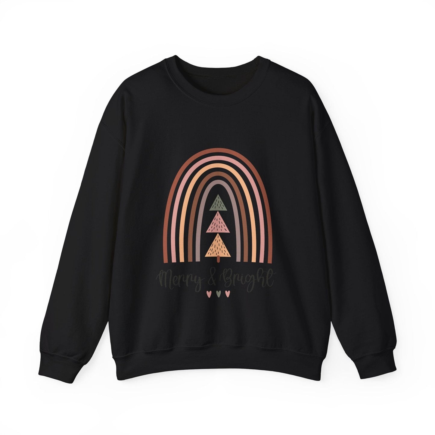 Ink and Charms Designs Sweatshirt S / Black Merry and bright Unisex Sweatshirt
