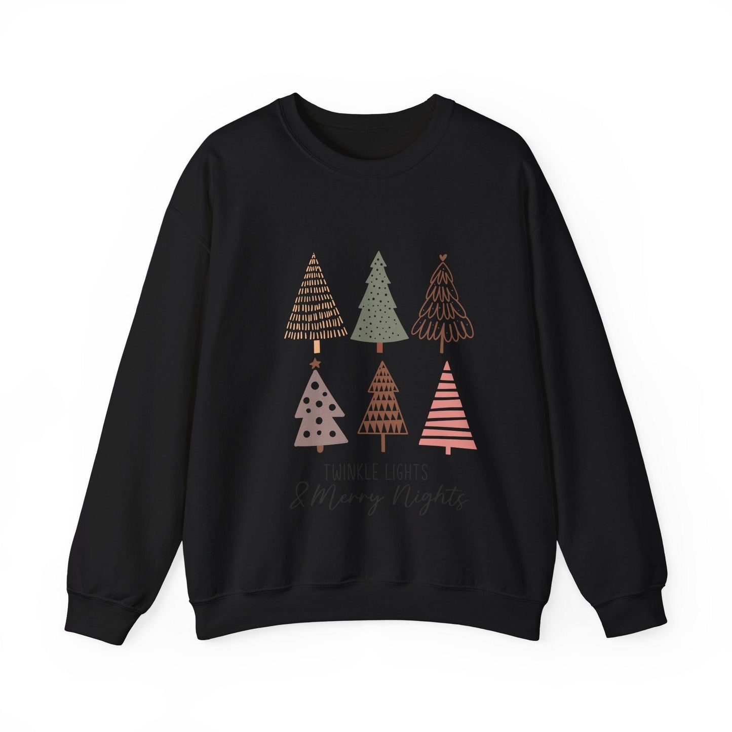 Ink and Charms Designs Sweatshirt S / Black Pastel color Christmas Unisex Sweatshirt