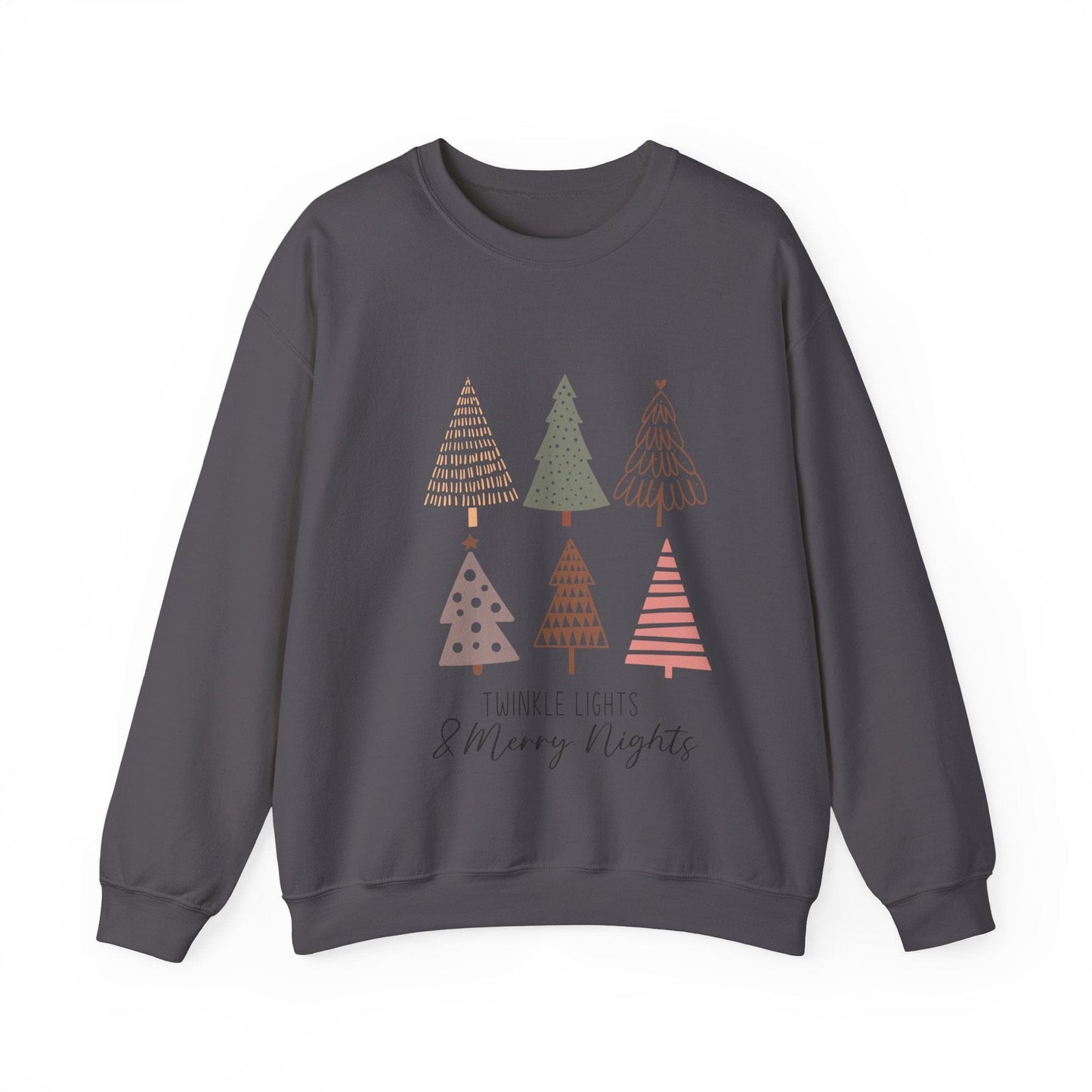 Ink and Charms Designs Sweatshirt S / Charcoal Pastel color Christmas Unisex Sweatshirt