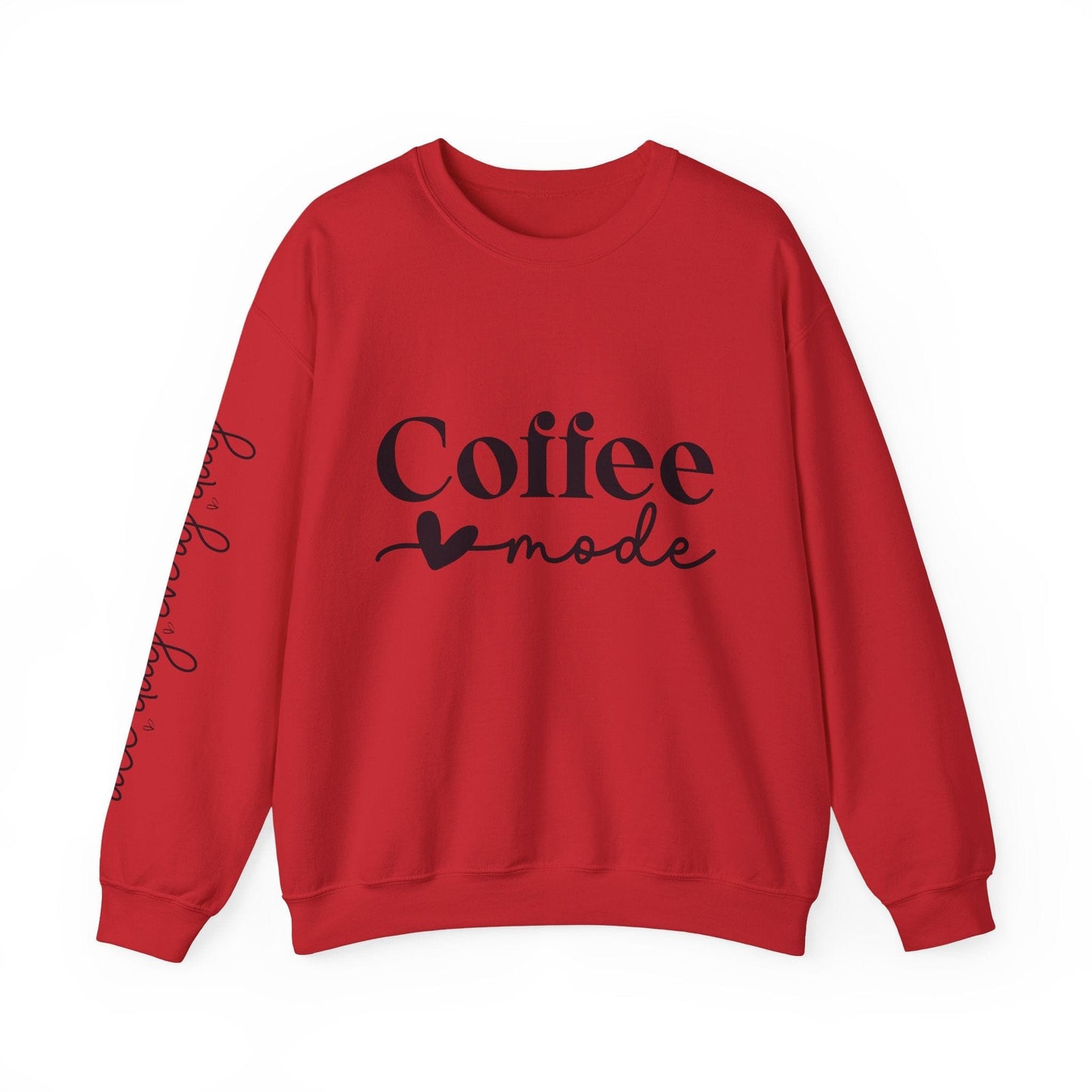 Ink and Charms Designs Sweatshirt S / Red Coffee Mode Heavy Blend Crewneck Sweatshirt
