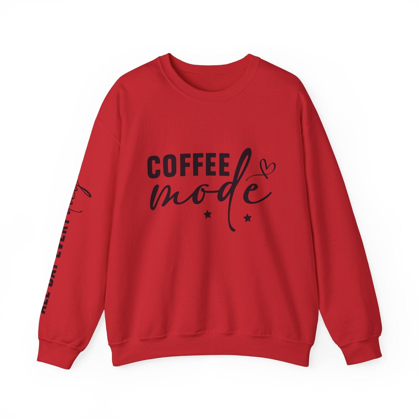 Ink and Charms Designs Sweatshirt S / Red Coffee Mode Heavy Blend Crewneck Sweatshirt