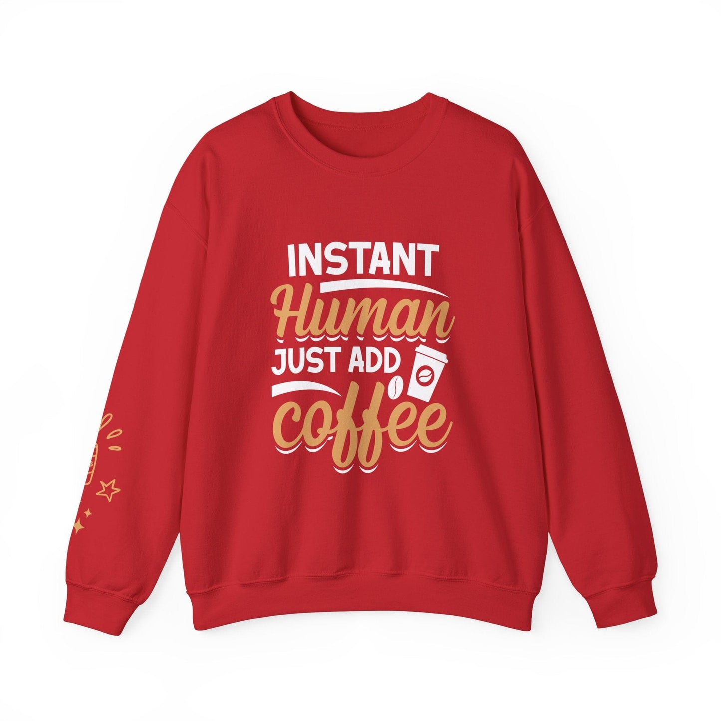 Ink and Charms Designs Sweatshirt S / Red Coffee Mode Heavy Blend Crewneck Sweatshirt