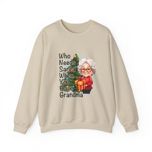 Ink and Charms Designs Sweatshirt S / Sand Funny Grandma Unisex Sweatshirt