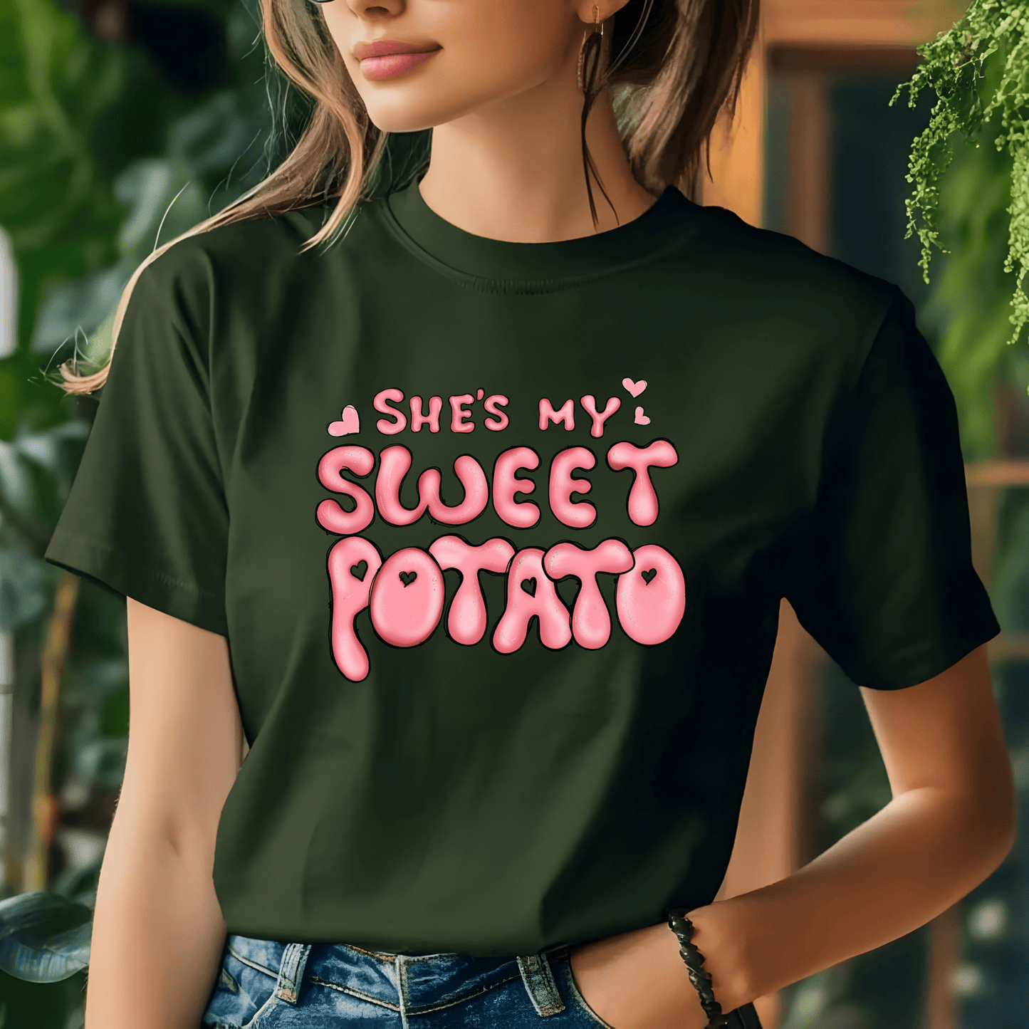 Ink and Charms Designs Sweatshirt πβ¨ "She's My Sweet Potato" , T-shirt, Sweatshirt & Hoodie
