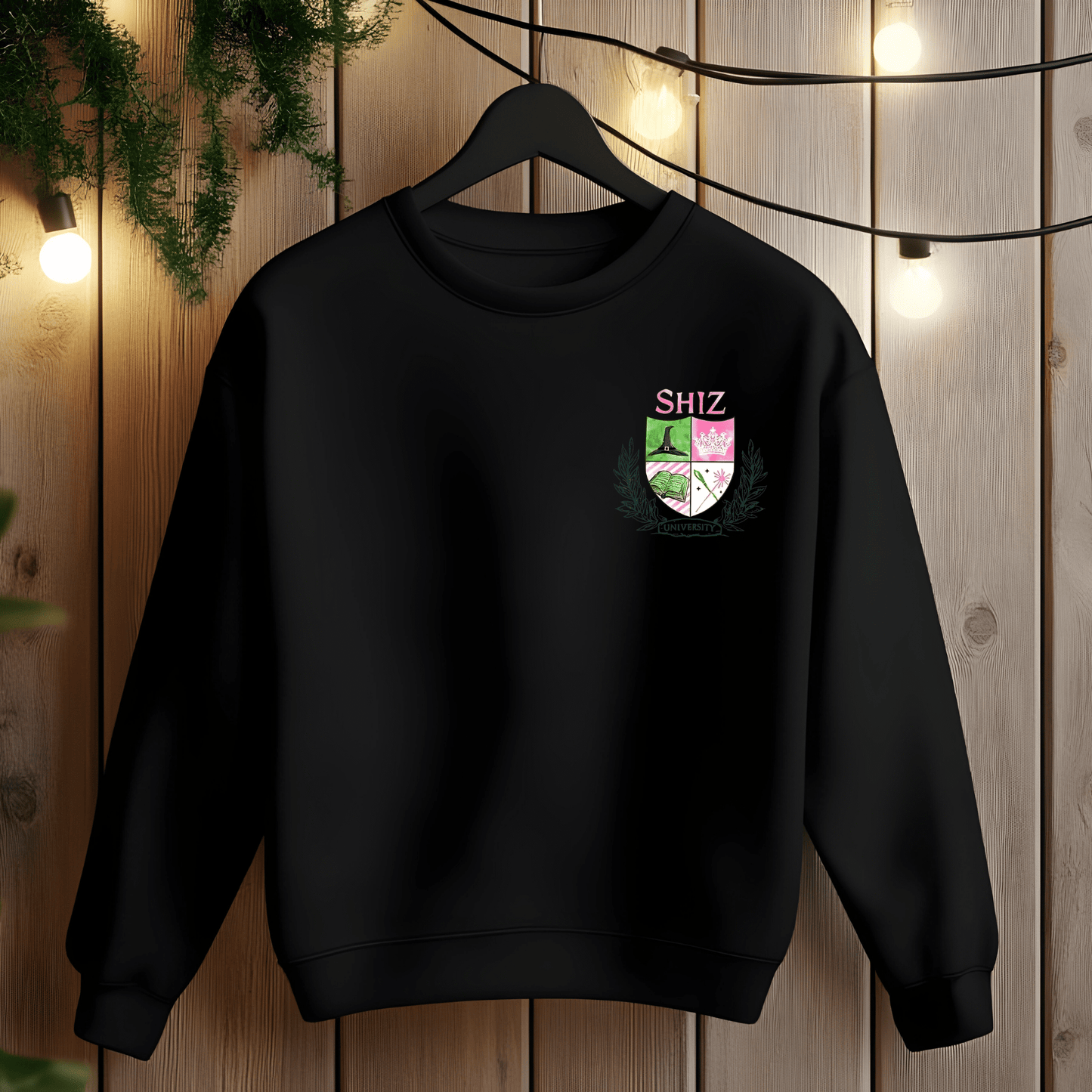 Ink and Charms Designs Sweatshirt Sweatshirt - Left chest design / Pink / S Wicked Design Hoodie, T-shirt, Sweatshirt & Tote bag