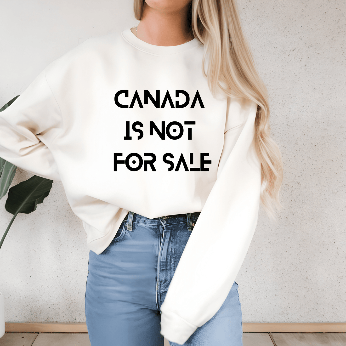 Ink and Charms Designs Sweatshirt Sweatshirt / Light Pink / S Canada Is Not for Sale Apparel Collection