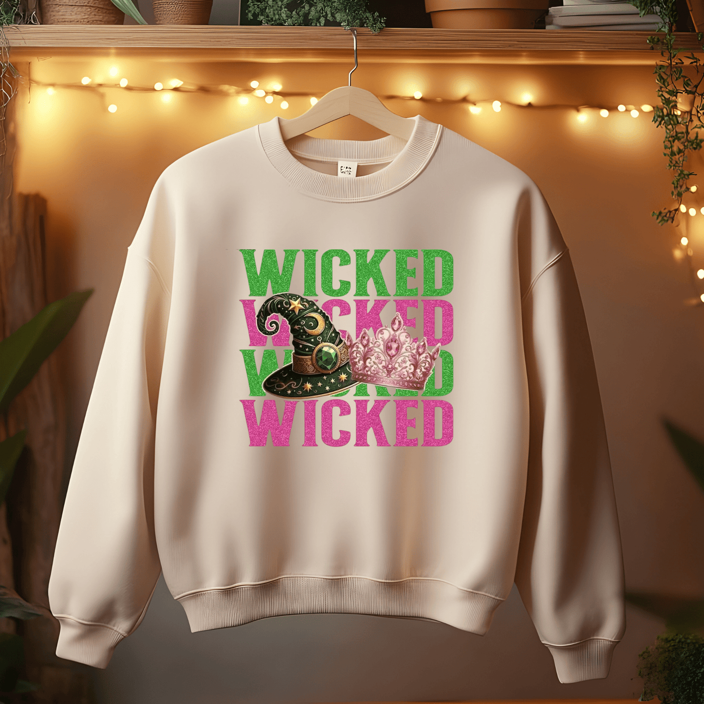Ink and Charms Designs Sweatshirt Sweatshirt / Pink / S Wicked Design Hoodie, T-shirt, Sweatshirt & Tote bag