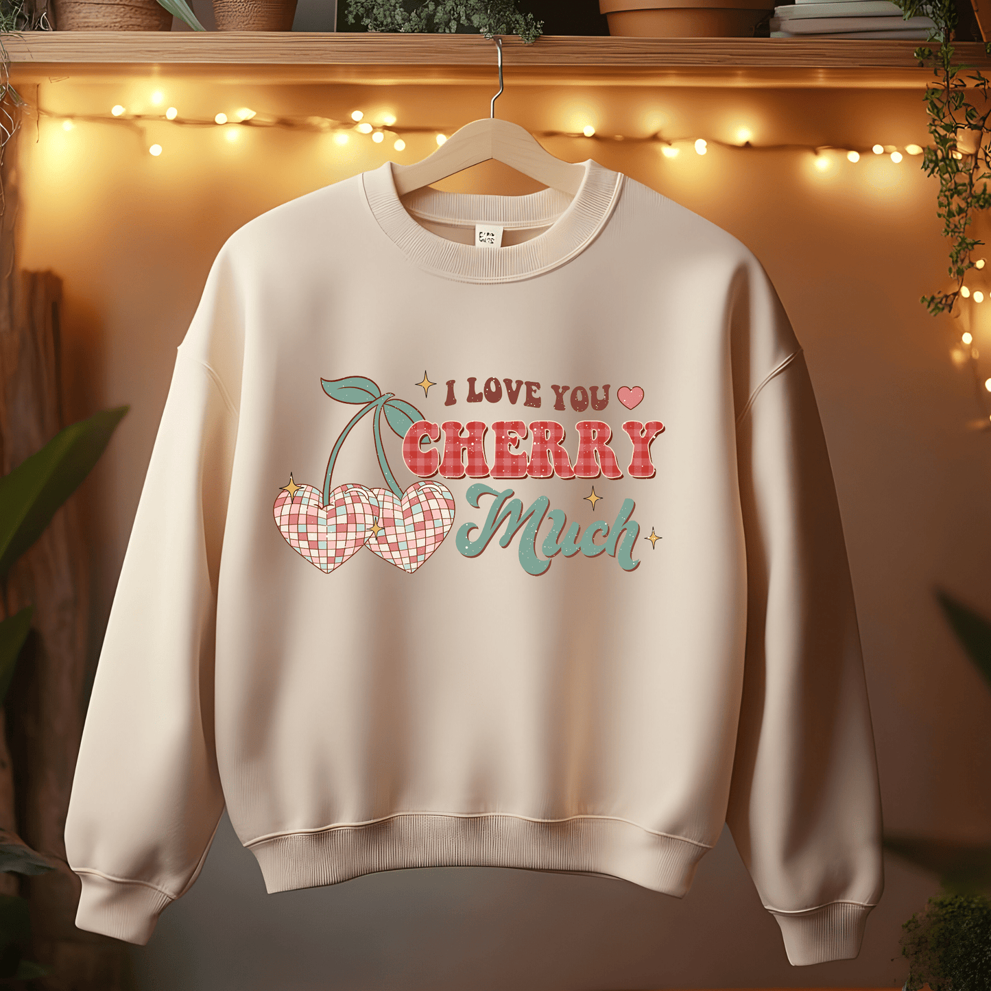 Ink and Charms Designs Sweatshirt 🍒❤️ Sweeten Your Style This Valentine’s Day! ❤️🍒- T-shirt, Sweatshirt & Hoodie