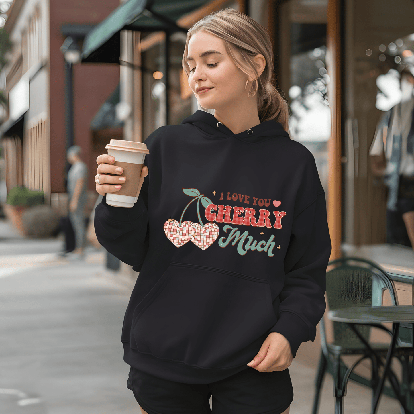Ink and Charms Designs Sweatshirt 🍒❤️ Sweeten Your Style This Valentine’s Day! ❤️🍒- T-shirt, Sweatshirt & Hoodie