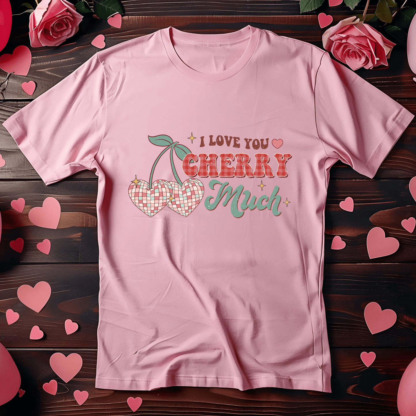 Ink and Charms Designs Sweatshirt 🍒❤️ Sweeten Your Style This Valentine’s Day! ❤️🍒- T-shirt, Sweatshirt & Hoodie