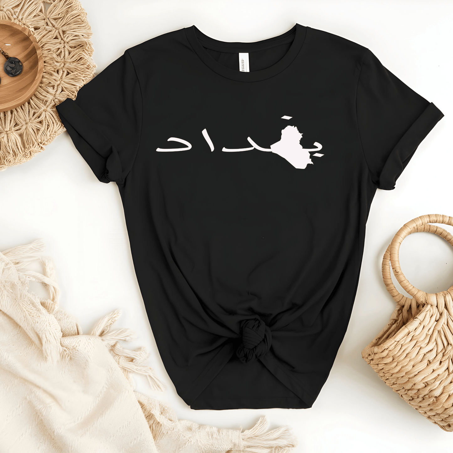 Ink and Charms Designs Sweatshirt T-shirt / Black / S Iraq Collection