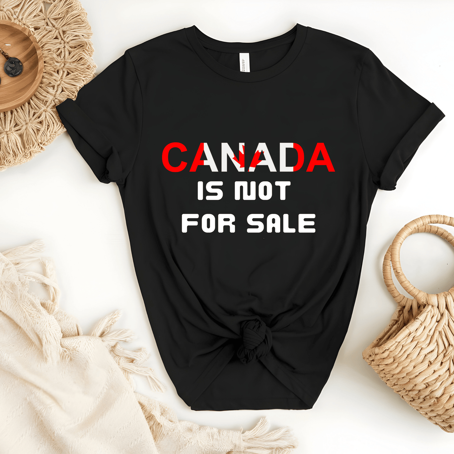 Ink and Charms Designs Sweatshirt T-shirt / Grey / S Canada Is Not for Sale Apparel Collection