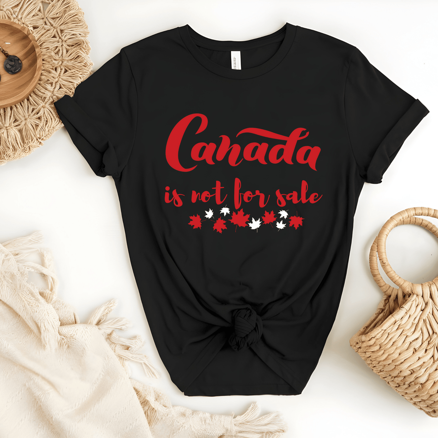 Ink and Charms Designs Sweatshirt T-shirt / Safety Pink / S Canada Is Not for Sale Apparel Collection