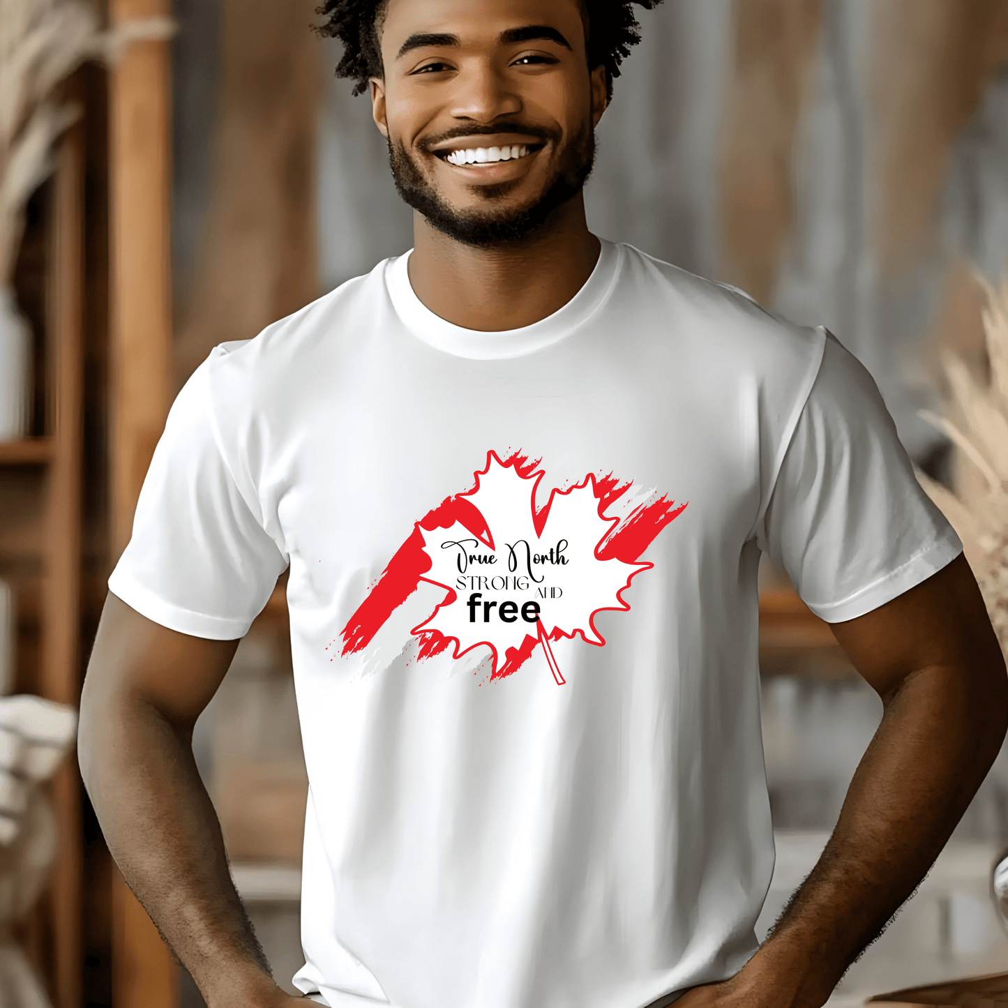 Ink and Charms Designs Sweatshirt T-shirt / White / S "True North Strong & Free" Apparel Collection: Wear Your Canadian Pride!