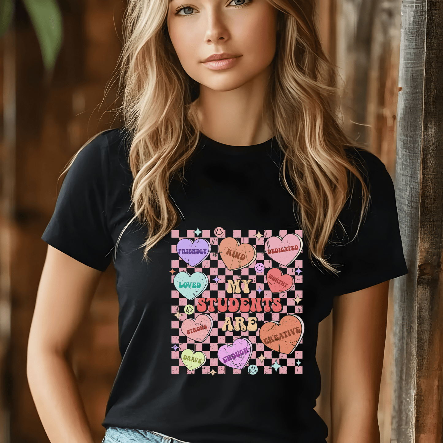 Ink and Charms Designs Sweatshirt Teacher's Valentine's day Design