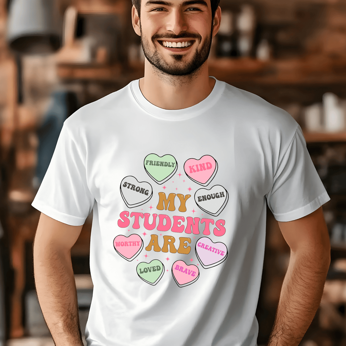 Ink and Charms Designs Sweatshirt Teacher's Valentine's day Design