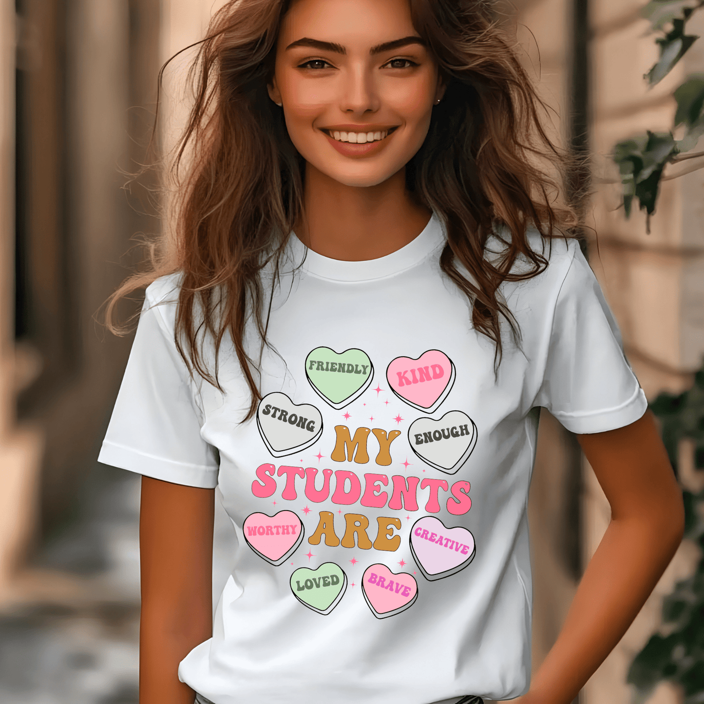 Ink and Charms Designs Sweatshirt Teacher's Valentine's day Design
