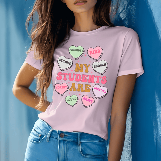 Ink and Charms Designs Sweatshirt Teacher's Valentine's day Design