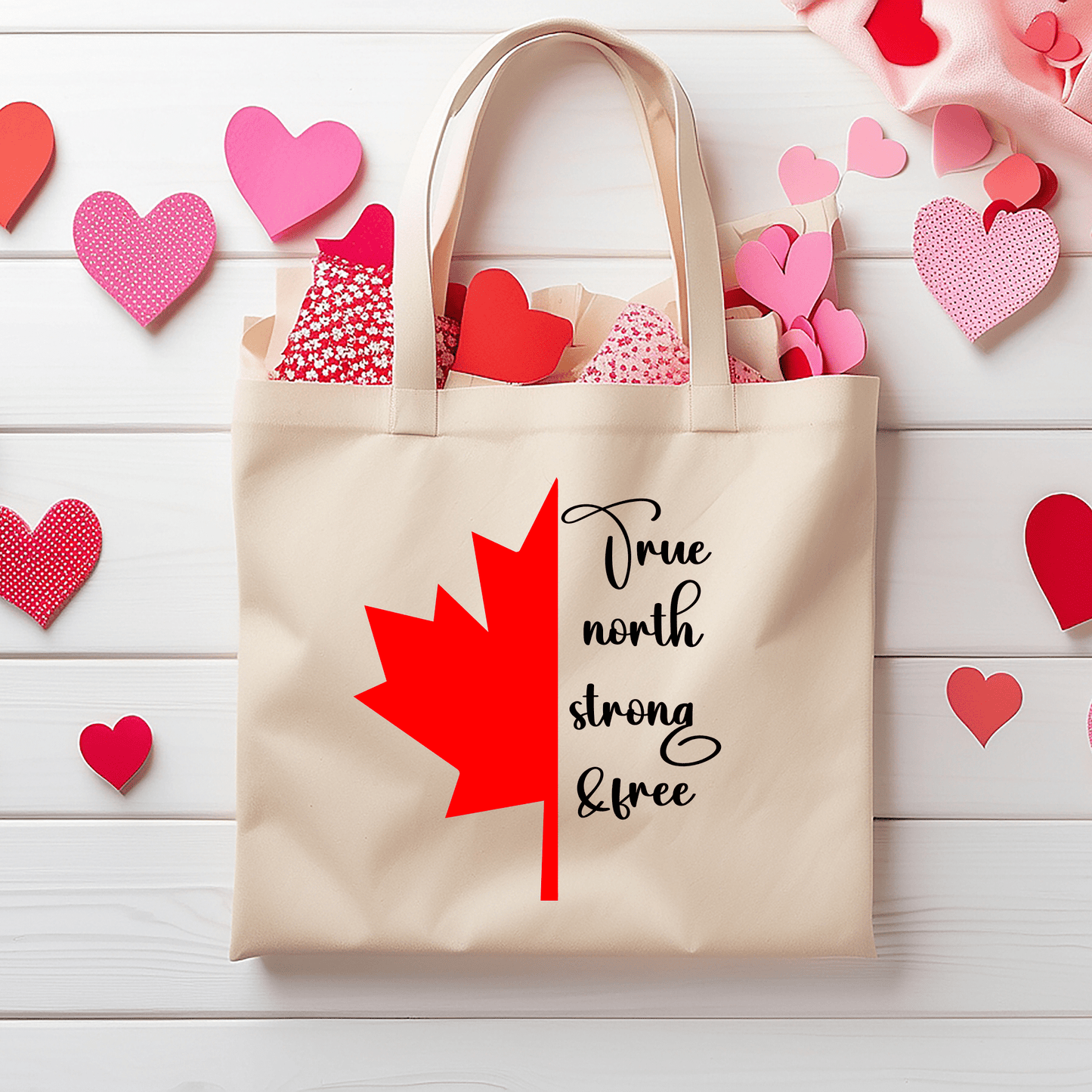 Ink and Charms Designs Sweatshirt "True North Strong & Free" Apparel Collection: Wear Your Canadian Pride!