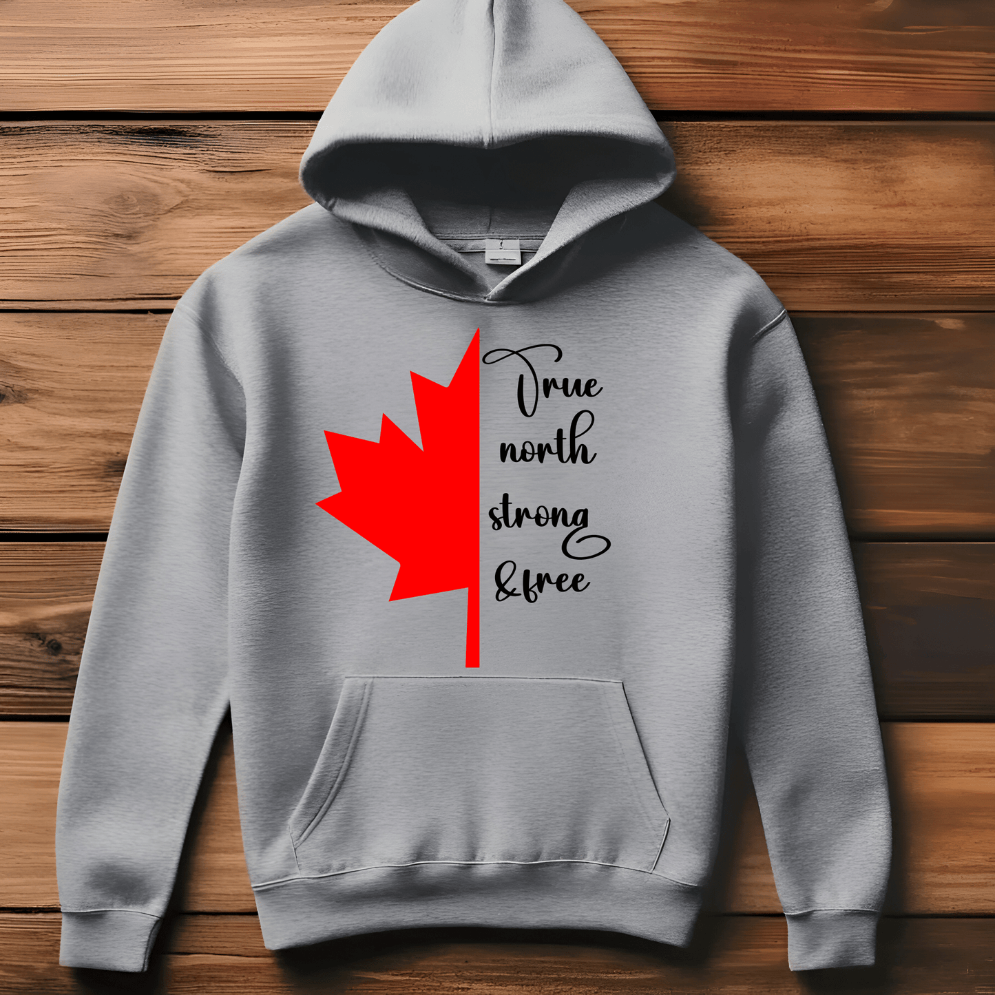 Ink and Charms Designs Sweatshirt "True North Strong & Free" Apparel Collection: Wear Your Canadian Pride!