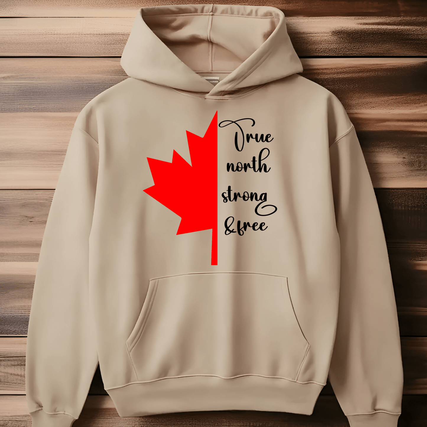 Ink and Charms Designs Sweatshirt "True North Strong & Free" Apparel Collection: Wear Your Canadian Pride!
