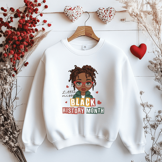 Ink and Charms Designs Sweatshirt White / S ✨ Celebrate Black History Month with Meaningful Fashion! ✨- Sweatshirt