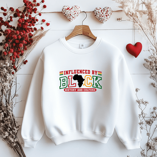 Ink and Charms Designs Sweatshirt White / S ✨ Celebrate Black History Month with Meaningful Fashion! ✨- Sweatshirt