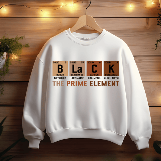 Ink and Charms Designs Sweatshirt White / S ✨ Celebrate Black History Month with Meaningful Fashion! ✨- Sweatshirt
