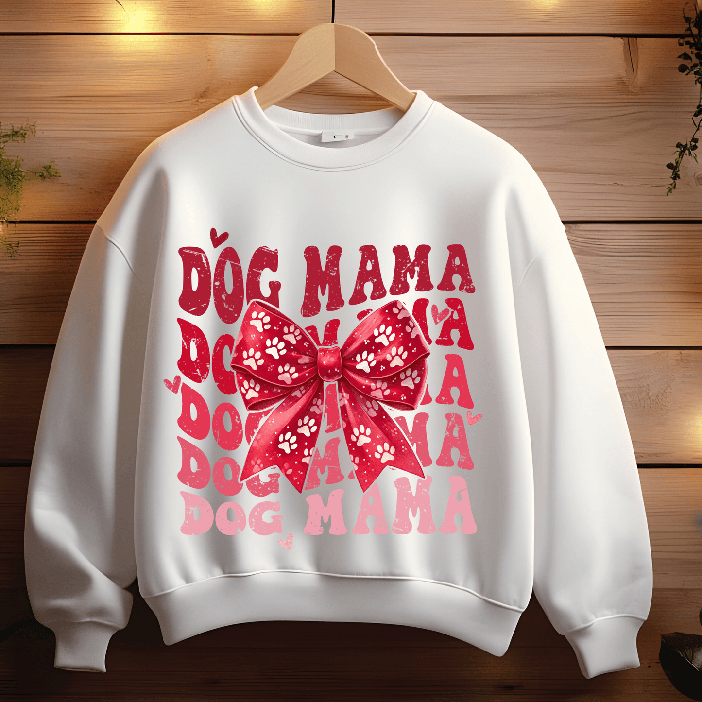 Ink and Charms Designs Sweatshirt White / S Dog Mama Sweatshirt