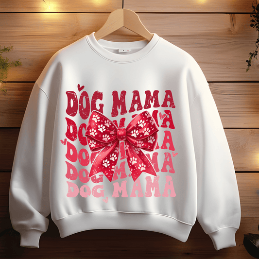 Ink and Charms Designs Sweatshirt White / S Dog Mama Sweatshirt