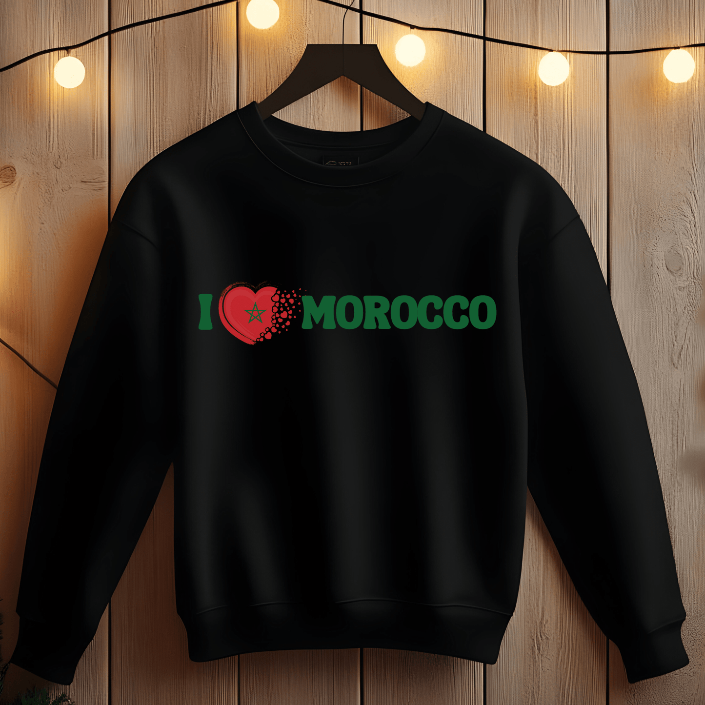 Ink and Charms Designs Sweatshirts Black / 2XL πβ€οΈ Show Your Love for Morocco in Style! β€οΈπ