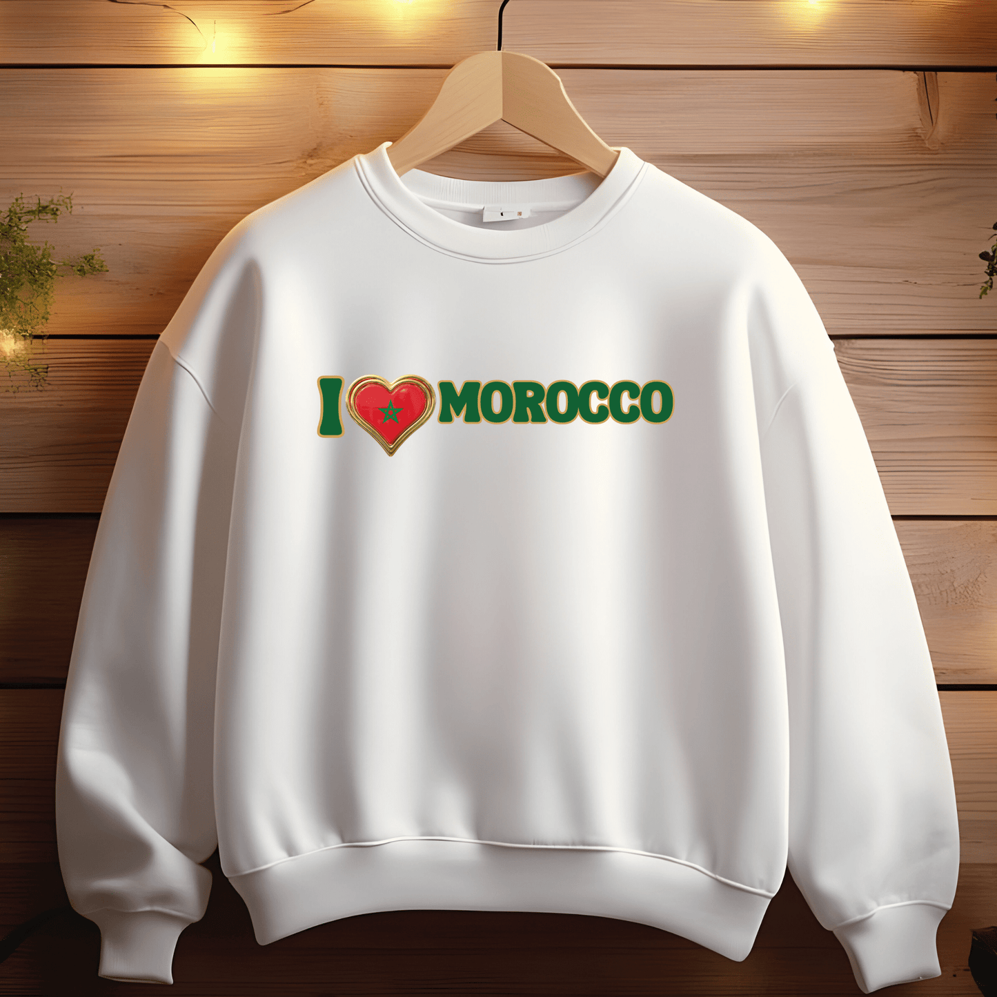 Ink and Charms Designs Sweatshirts White / 2XL πβ€οΈ Show Your Love for Morocco in Style! β€οΈπ