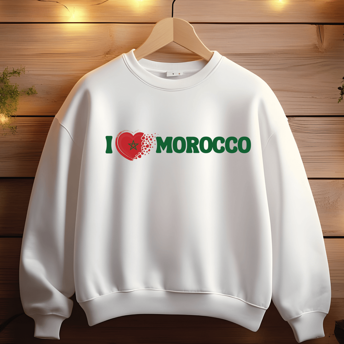 Ink and Charms Designs Sweatshirts White / 2XL πβ€οΈ Show Your Love for Morocco in Style! β€οΈπ