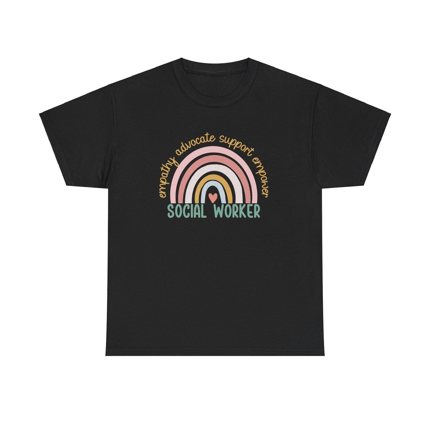 Ink and Charms Designs T-Shirt Black / S Empathy Advocate Social Worker Unisex Tee