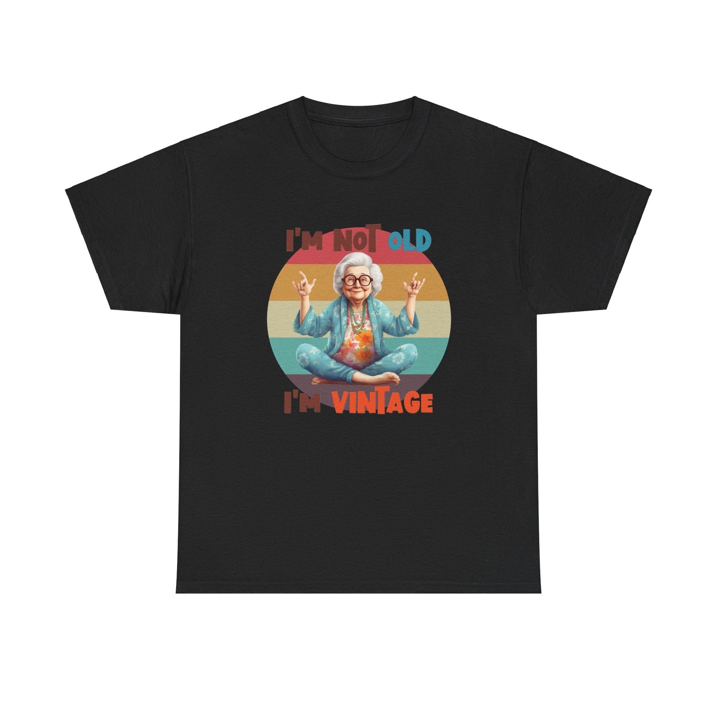 Ink and Charms Designs T-Shirt Black / S Vintage Women's Tee - I am not old, I am vintage funny shirt