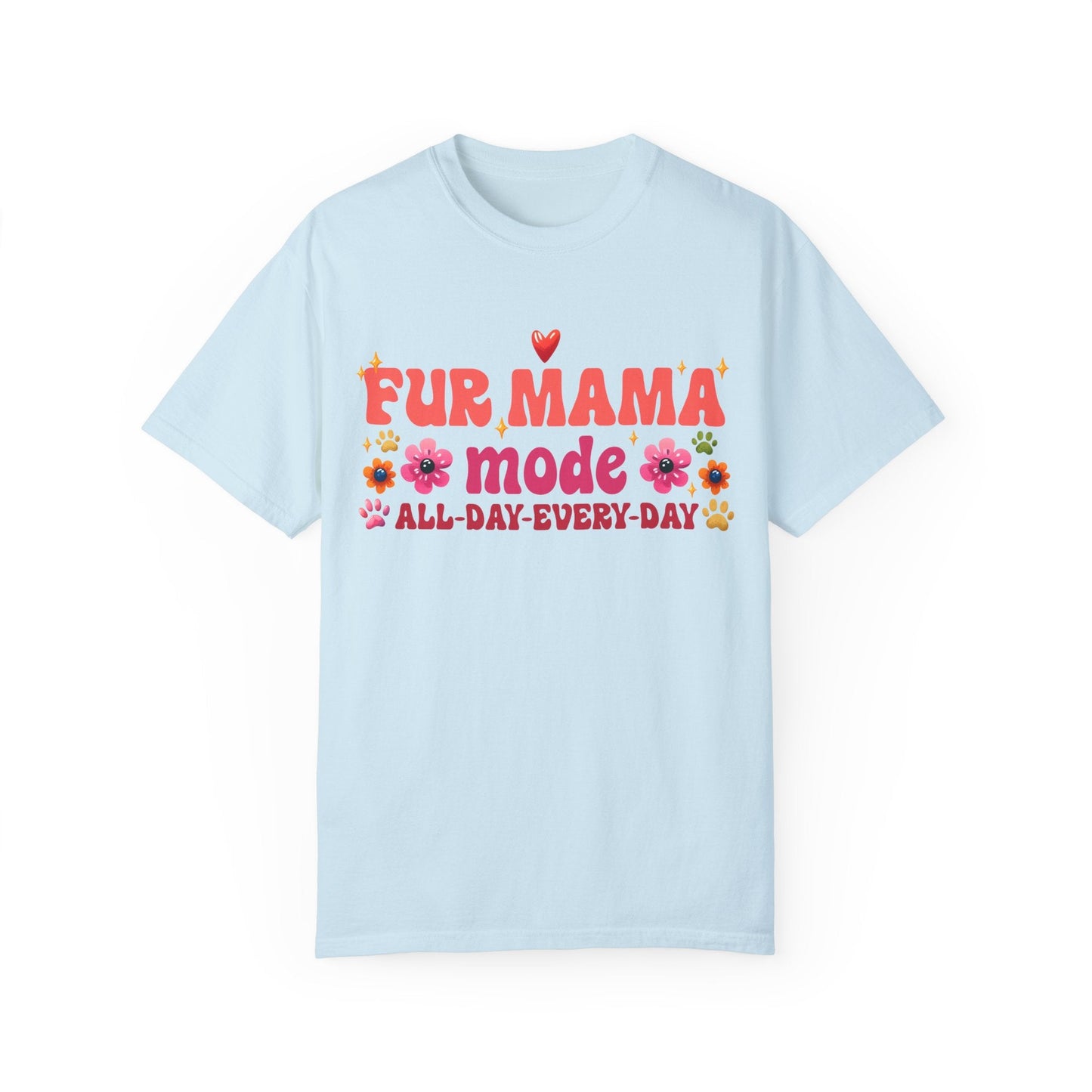Printify T-Shirt Chambray / S Fur Mama Mode T-Shirt