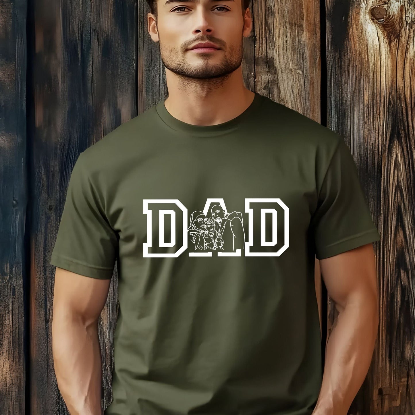 Ink and Charms Designs T-Shirt Detailed Line Art T-Shirt (Bold & Artistic)