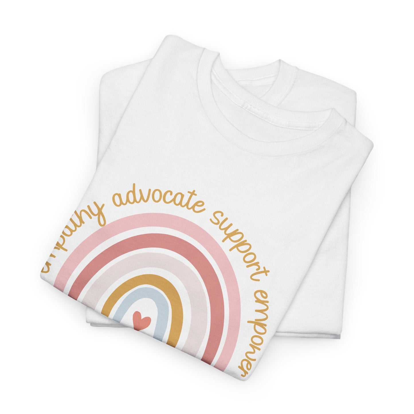 Ink and Charms Designs T-Shirt Empathy Advocate Social Worker Unisex Tee