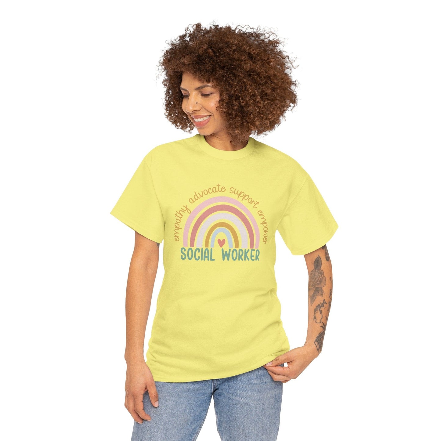 Ink and Charms Designs T-Shirt Empathy Advocate Social Worker Unisex Tee