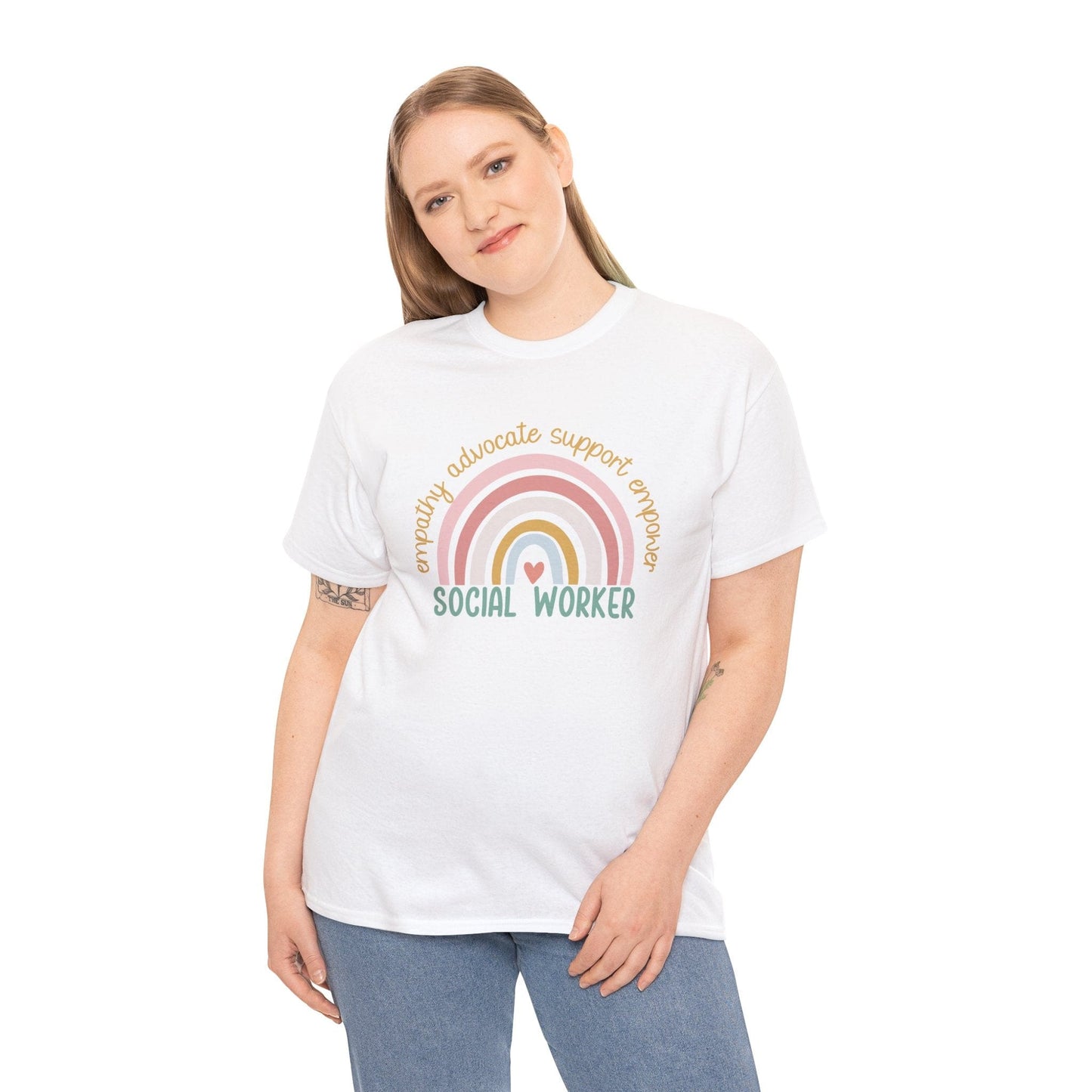 Ink and Charms Designs T-Shirt Empathy Advocate Social Worker Unisex Tee