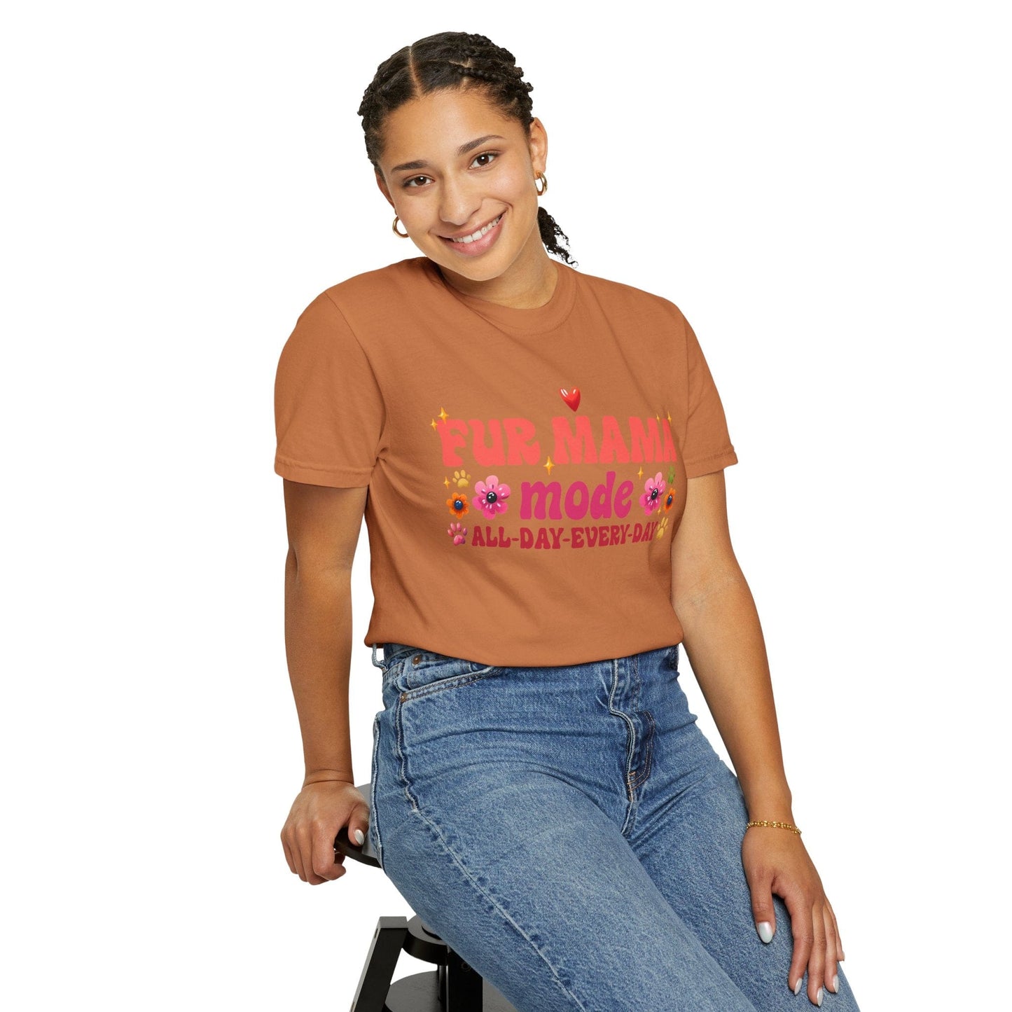 Printify T-Shirt Fur Mama Mode T-Shirt