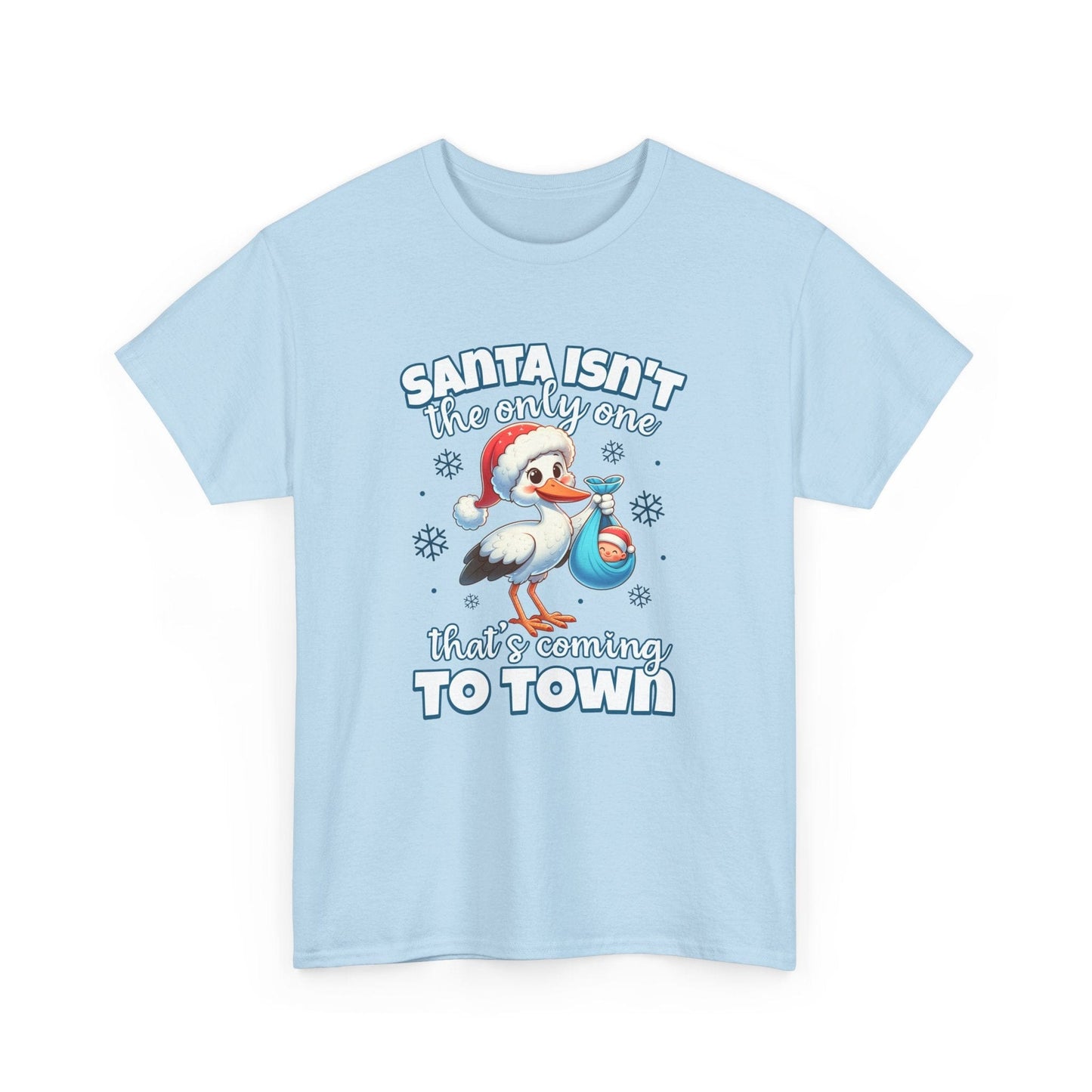 Ink and Charms Designs T-Shirt Heavy Cotton Tee Mom to Be Funny Christmas Pregnancy Announcement