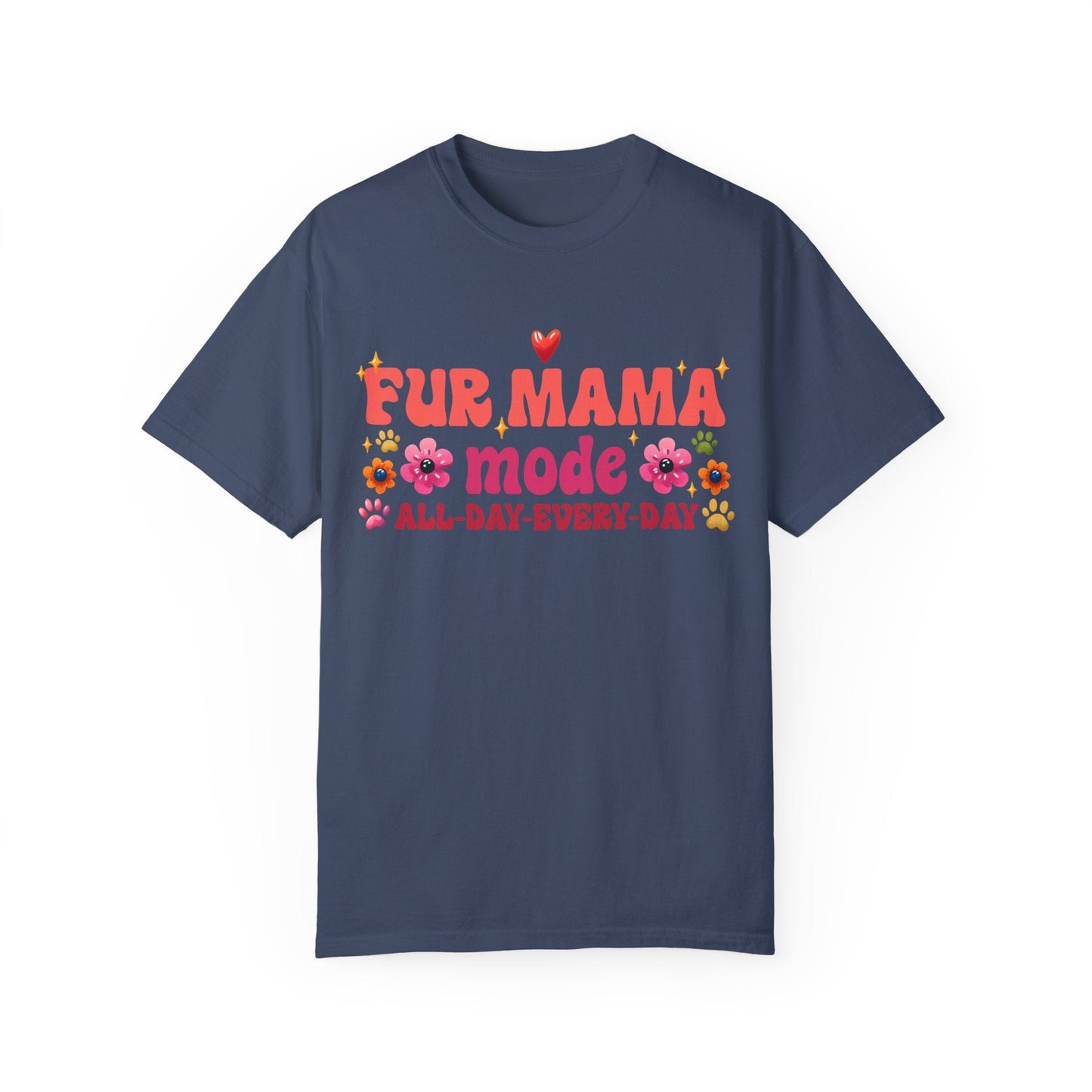Printify T-Shirt Midnight / S Fur Mama Mode T-Shirt